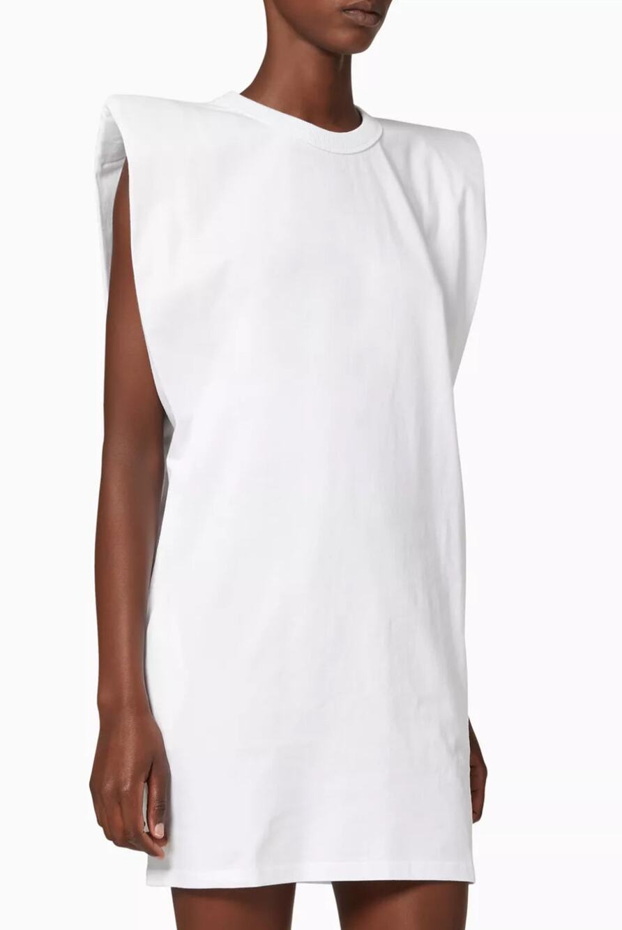 THE FRANKIE SHOP -Tina Padded Shoulders Muscle Dress /XS / NWOT